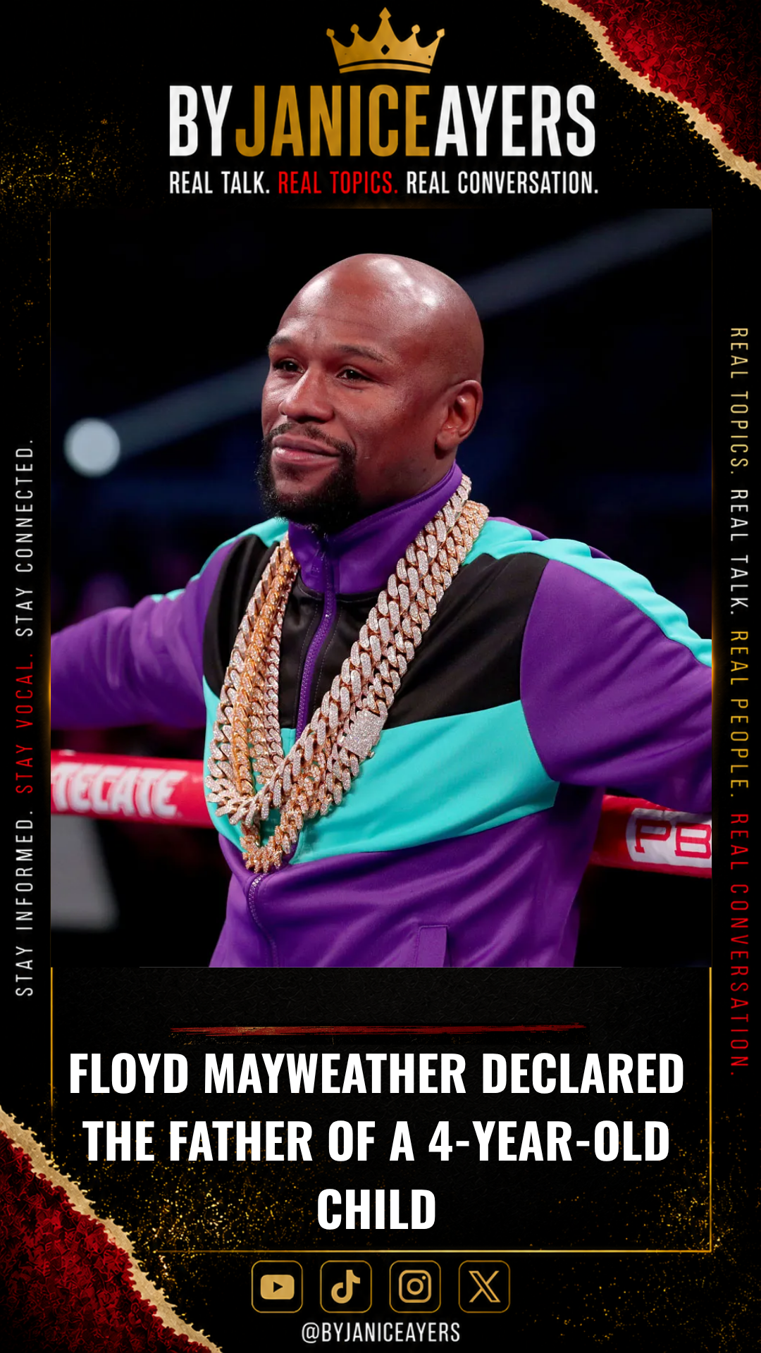 FLOYD MAYWEATHER DECLARED THE FATHER OF A 4-YEAR-OLD CHILD