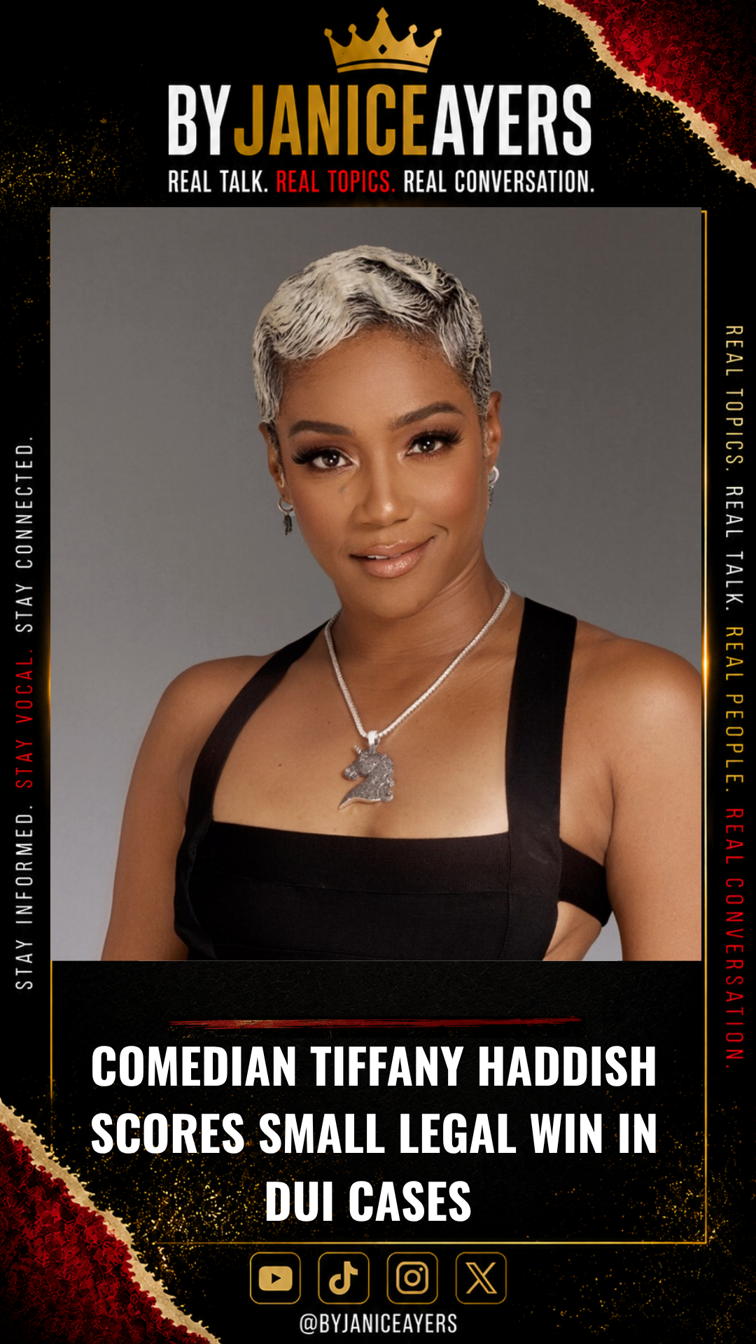 ​COMEDIAN TIFFANY HADDISH SCORES SMALL LEGAL WIN IN DUI CASES