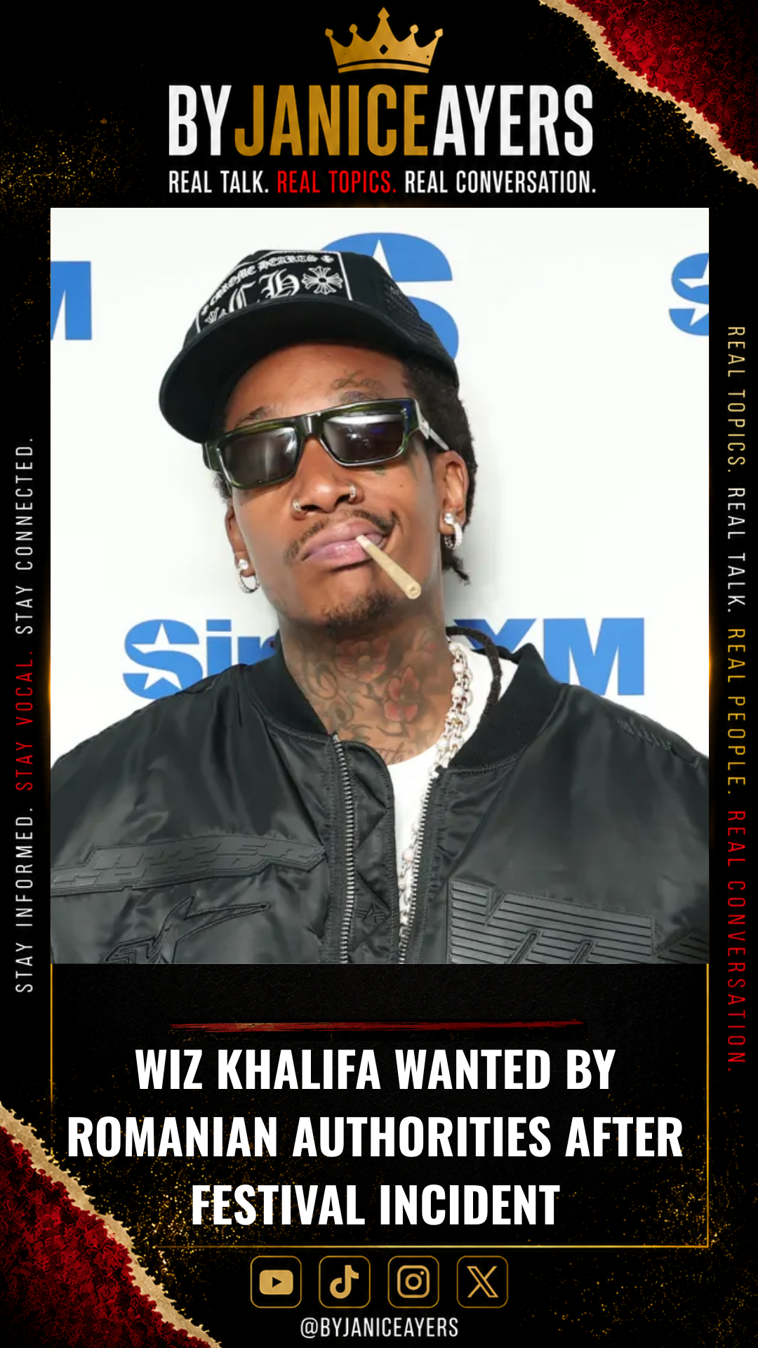 WIZ KHALIFA REPORTEDLY WANTED BY ROMANIAN AUTHORITIES AFTER FESTIVAL INCIDENT